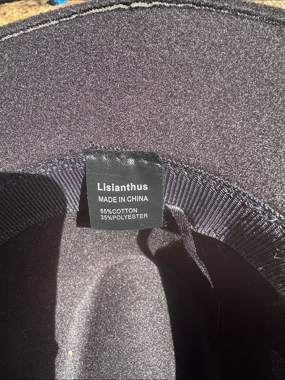 Lisianthus Women Black Belt Buckle Fedora Hat - Picture 5 of 6